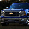 LED DRL Projector Headlights<br>14-15 Chevy Silverado 1500