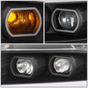 LED DRL Projector Headlights<br>19-21 Chevy Silverado 1500