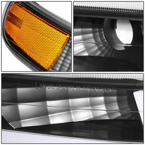 LED DRL Headlights<br>99-02 Chevy Silverado 1500 2500, 00-06 Suburban Tahoe