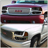 LED DRL Headlights<br>01-06 GMC Sierra C3 Yukon XL 1500 Denali