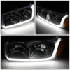 LED DRL Headlights<br>01-06 GMC Sierra C3 Yukon XL 1500 Denali