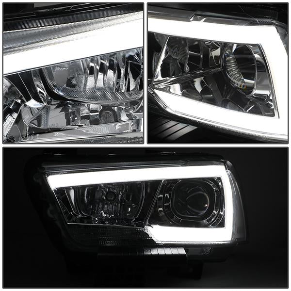 LED DRL Projector Headlights<br>11-14 Dodge Charger