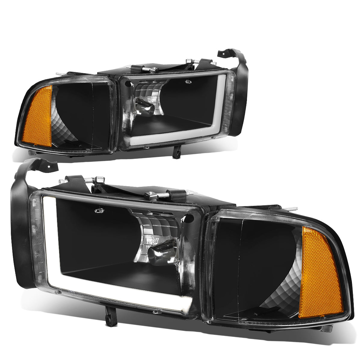 LED DRL Headlights<br>94-02 Dodge Ram 1500 2500 3500