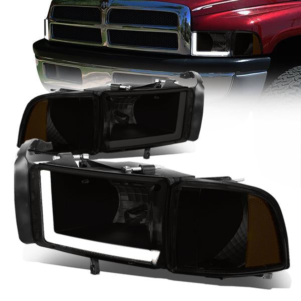 LED DRL Headlights<br>94-02 Dodge Ram 1500 2500 3500