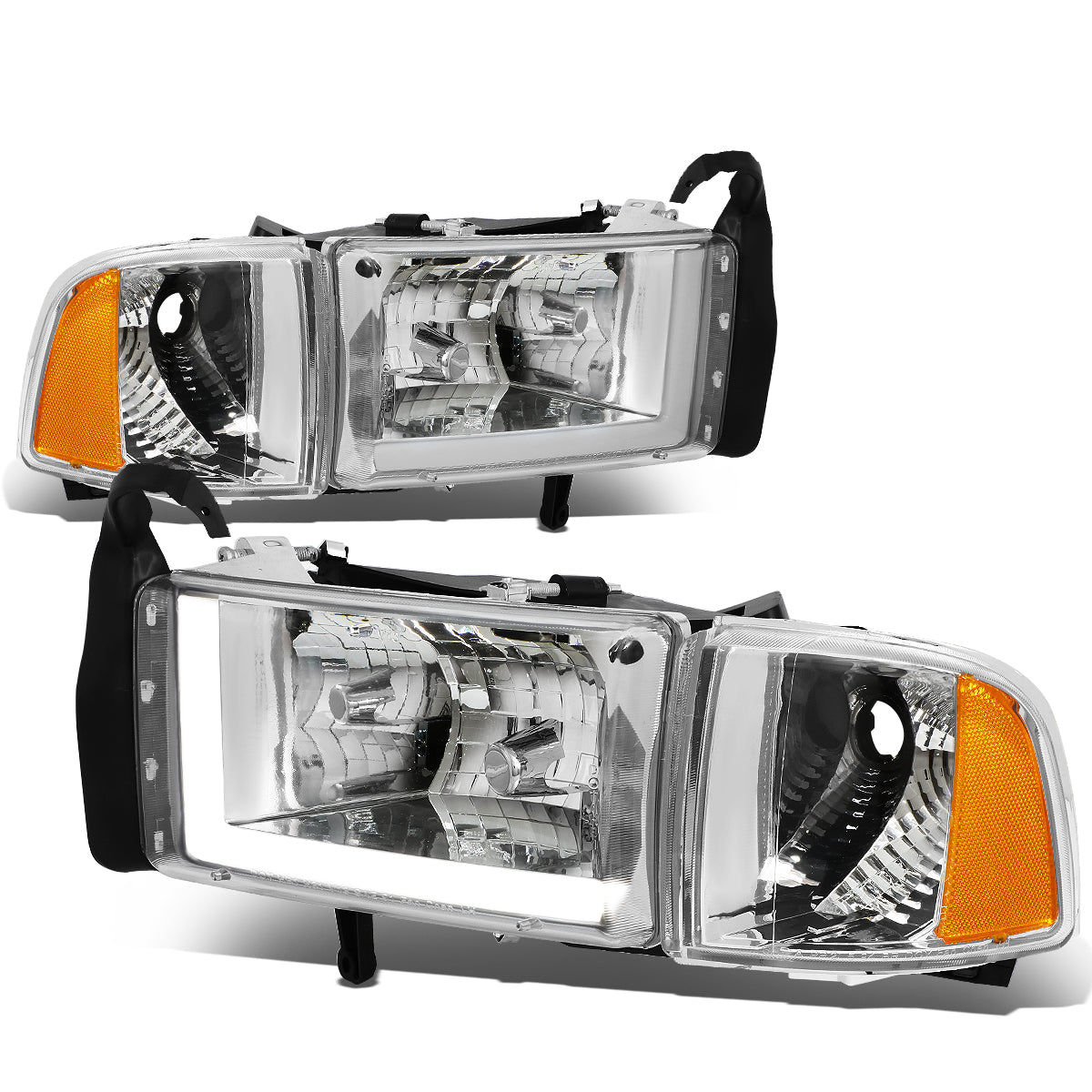 LED DRL Headlights<br>94-02 Dodge Ram 1500 2500 3500