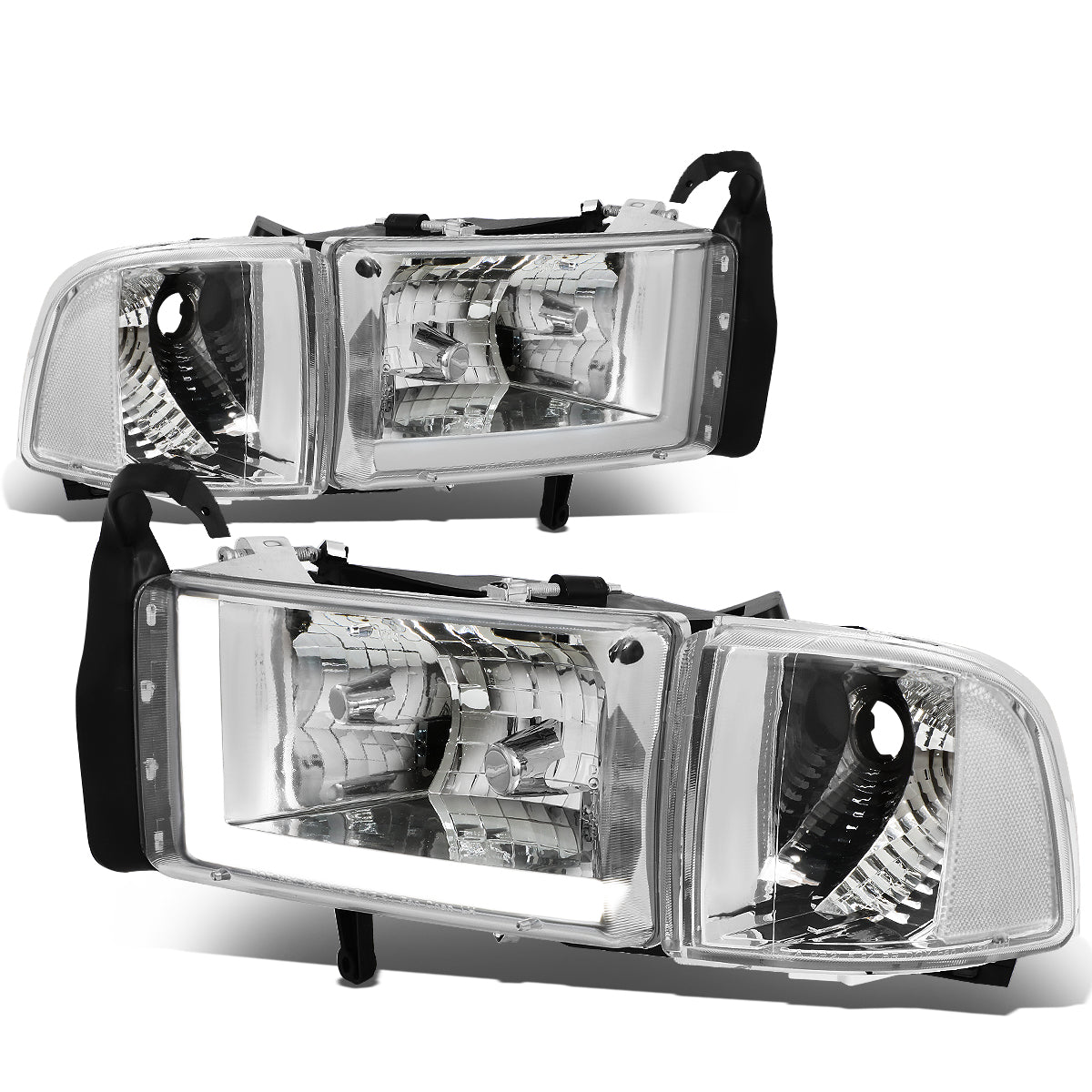 LED DRL Headlights<br>94-02 Dodge Ram 1500 2500 3500