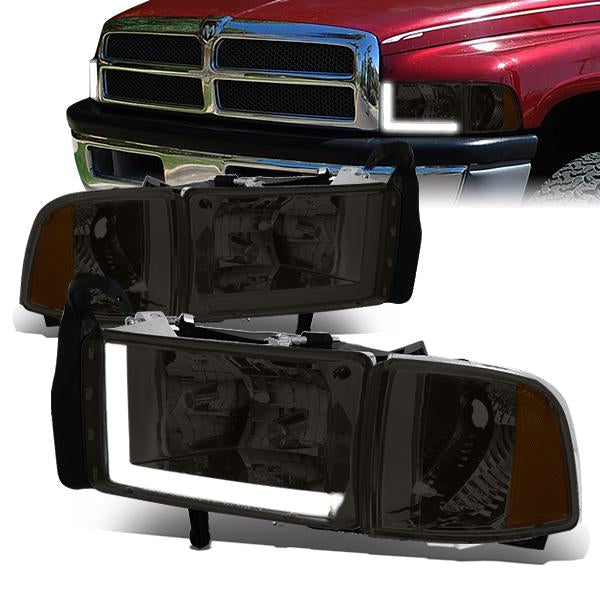 LED DRL Headlights<br>94-02 Dodge Ram 1500 2500 3500