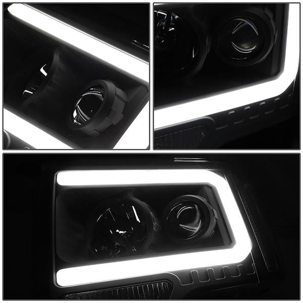 LED DRL Projector Headlights<br>09-14 Ford F-150