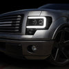 LED DRL Projector Headlights<br>09-14 Ford F-150