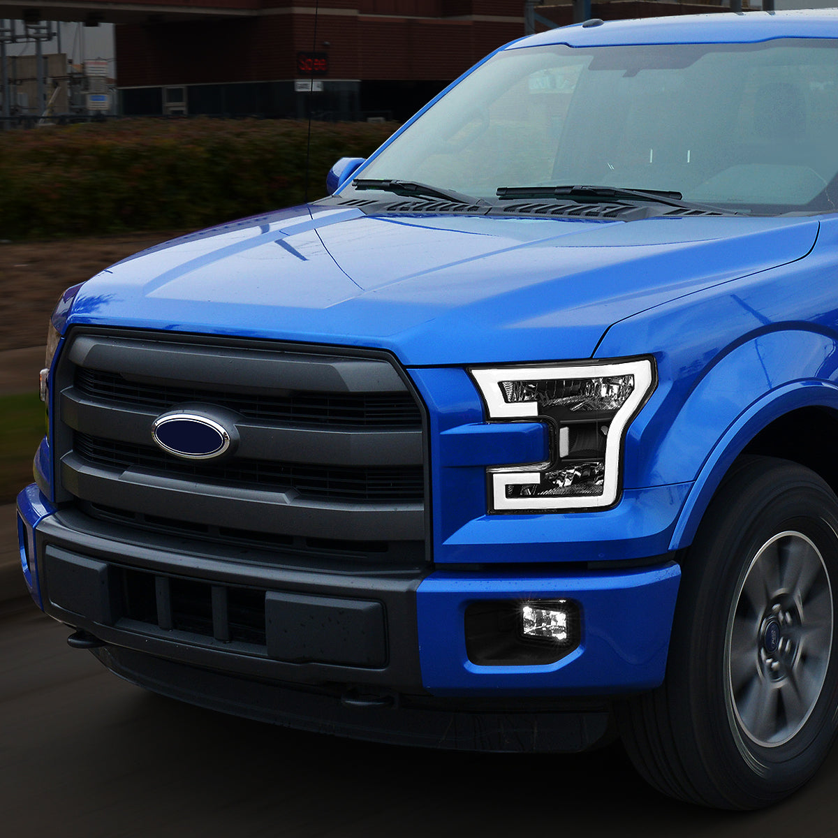 LED DRL Headlights<br>15-17 Ford F-150