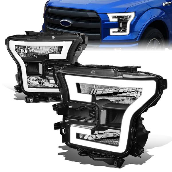 LED DRL Headlights<br>15-17 Ford F-150