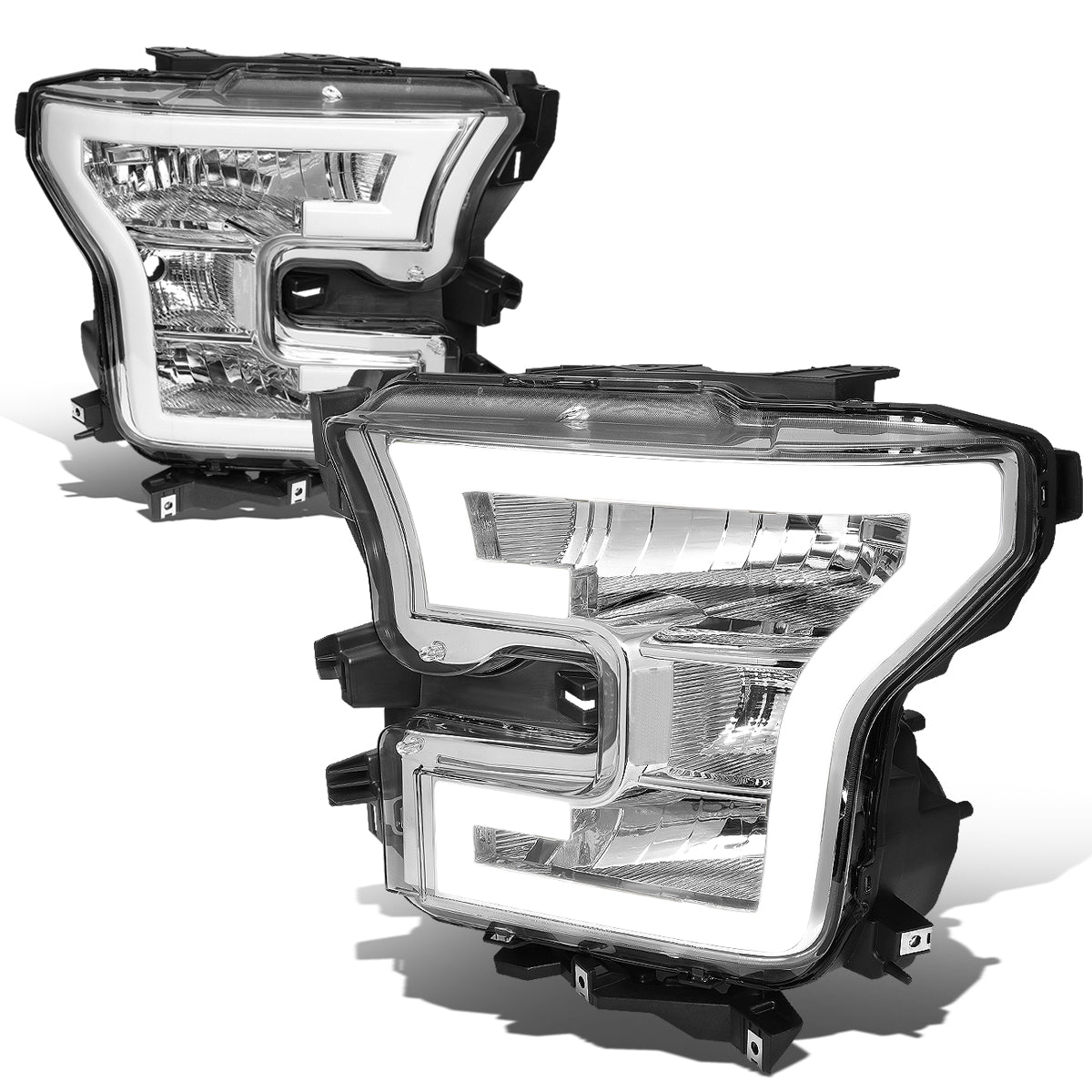 LED DRL Headlights<br>15-17 Ford F-150