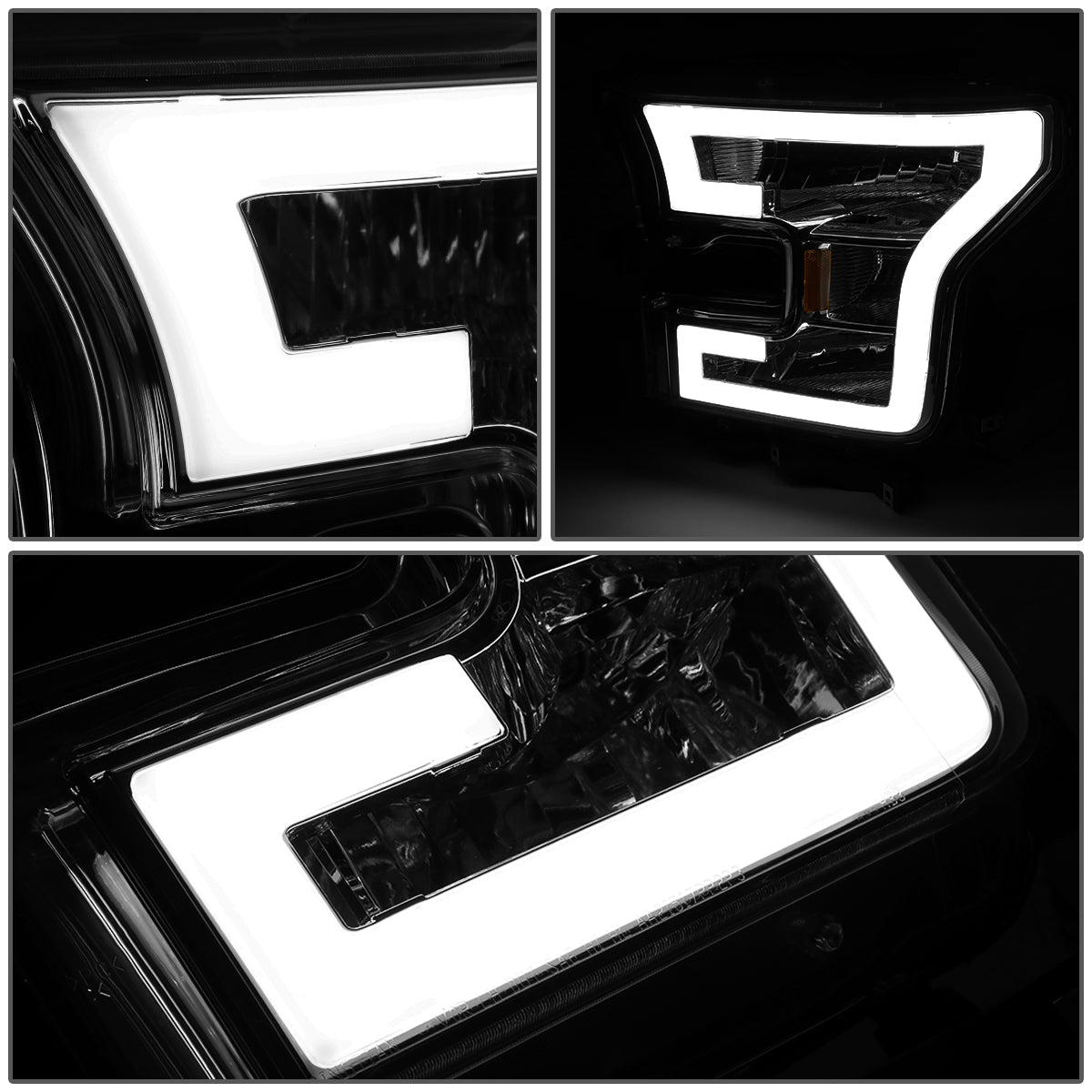 LED DRL Headlights<br>15-17 Ford F-150