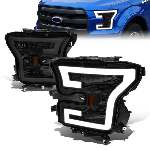 LED DRL Headlights<br>15-17 Ford F-150