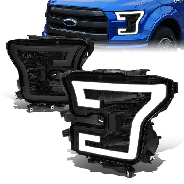 LED DRL Headlights<br>15-17 Ford F-150