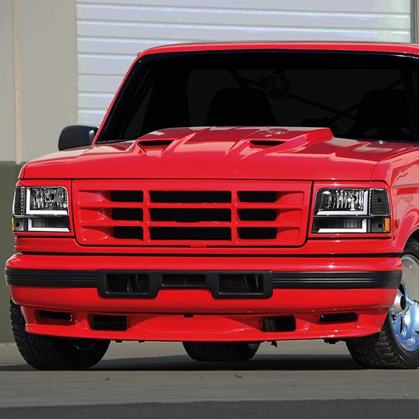 LED DRL Headlights<br>92-96 Ford F-150 F-250 F-350 Bronco