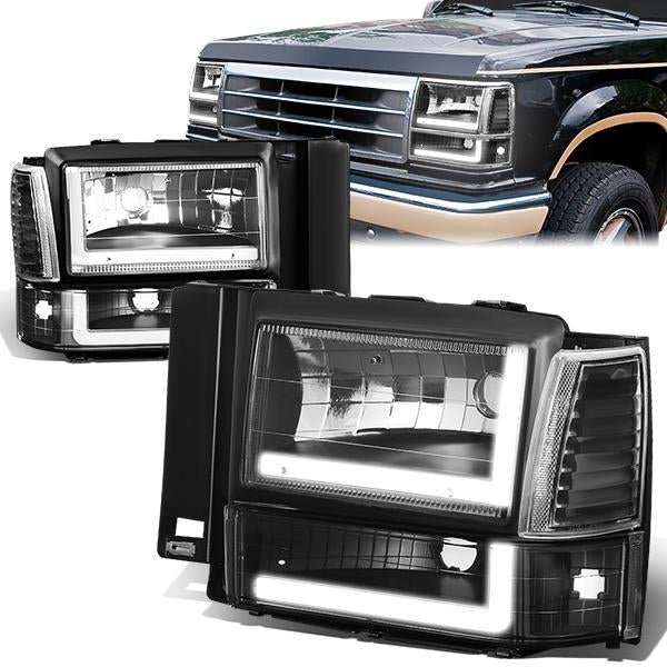 LED DRL Headlights<br>91-94 Ford Explorer