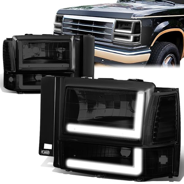 LED DRL Headlights<br>91-94 Ford Explorer