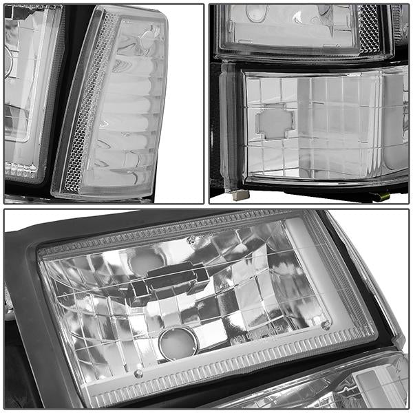 LED DRL Headlights<br>91-94 Ford Explorer