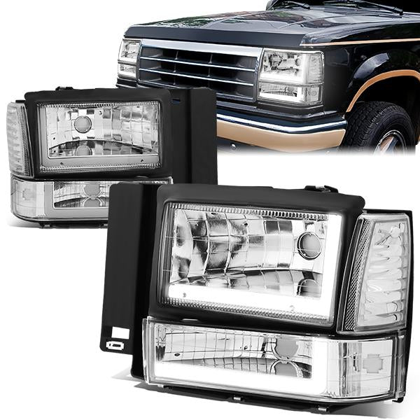 LED DRL Headlights<br>91-94 Ford Explorer