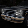 LED DRL Headlights<br>91-94 Ford Explorer