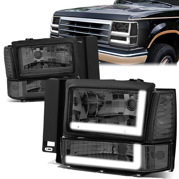 LED DRL Headlights<br>91-94 Ford Explorer