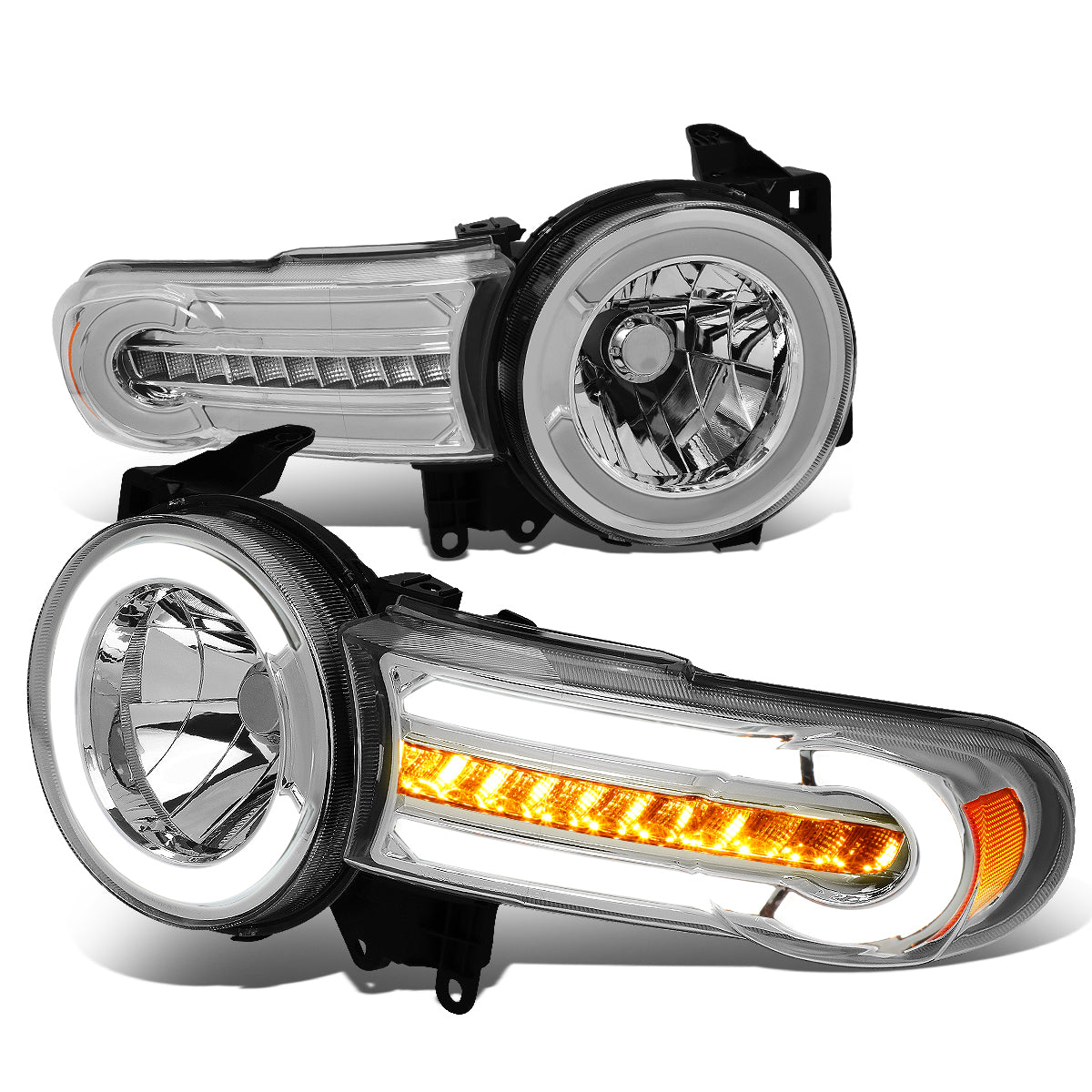 LED DRL Sequential Headlights<br>07-14 Toyota Fj Cruiser