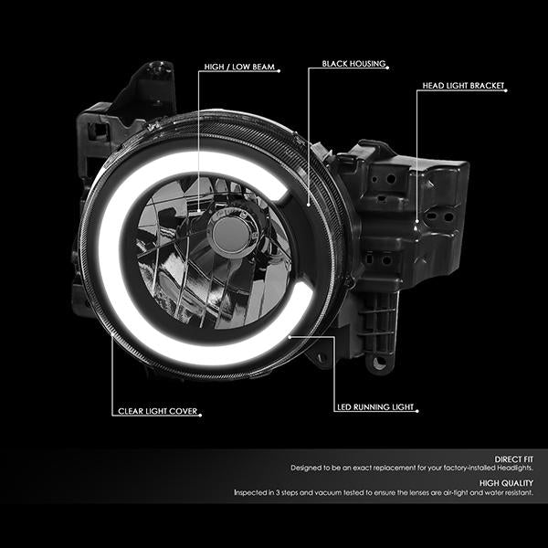 LED DRL Headlights<br>07-14 Toyota Fj Cruiser