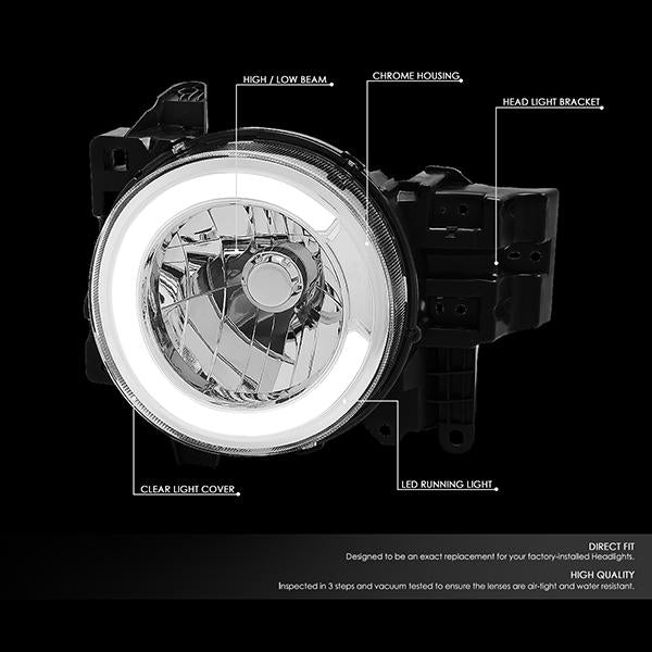 LED DRL Headlights<br>07-14 Toyota Fj Cruiser