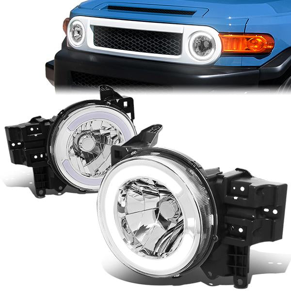 LED DRL Headlights<br>07-14 Toyota Fj Cruiser