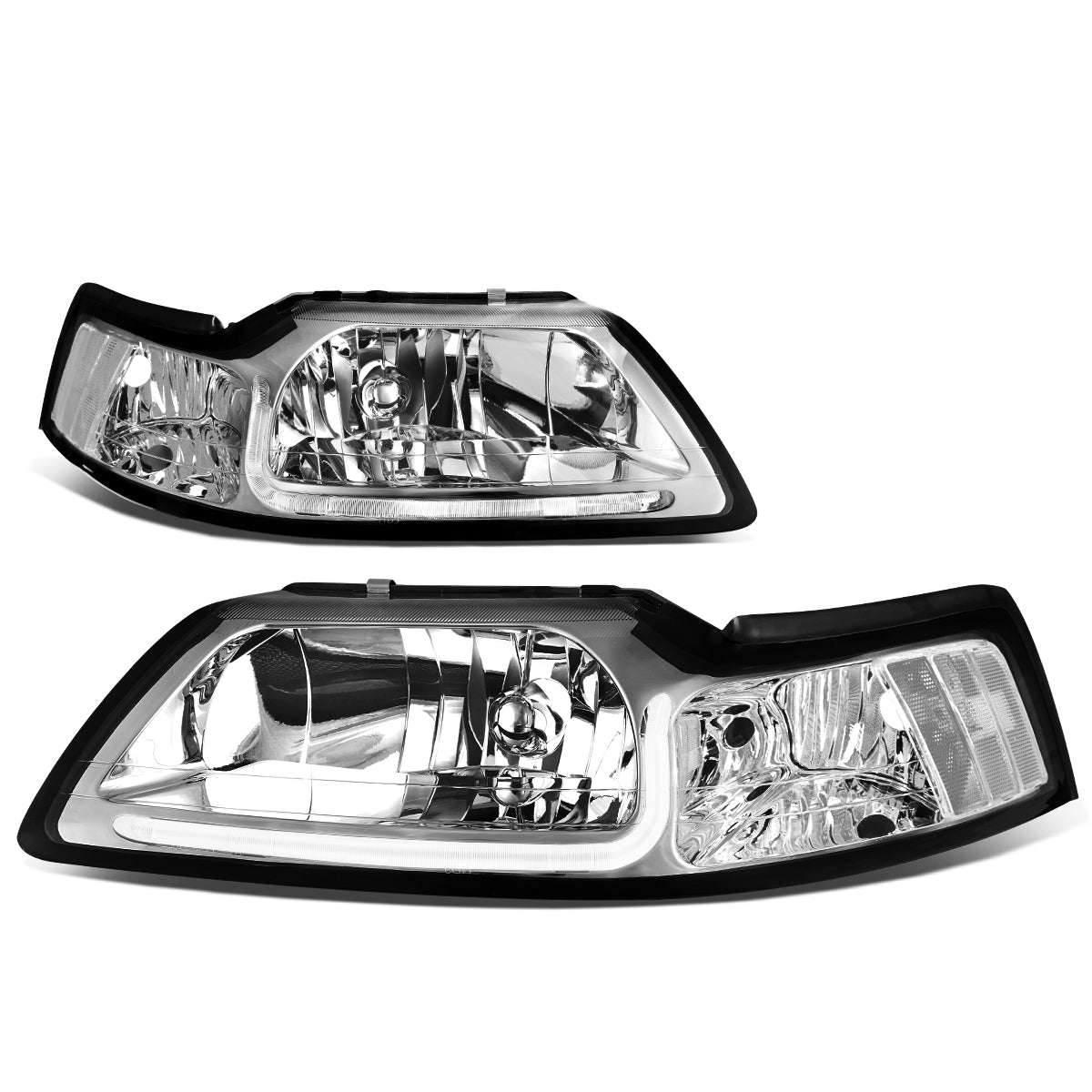 LED DRL Headlights<br>99-04 Ford Mustang