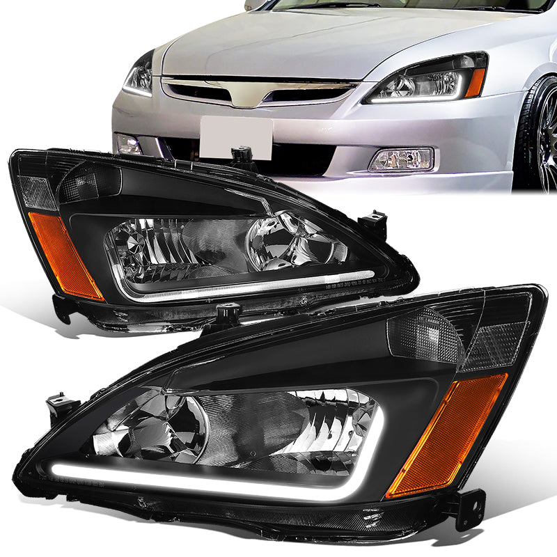 LED DRL Headlights<br>03-07 Honda Accord