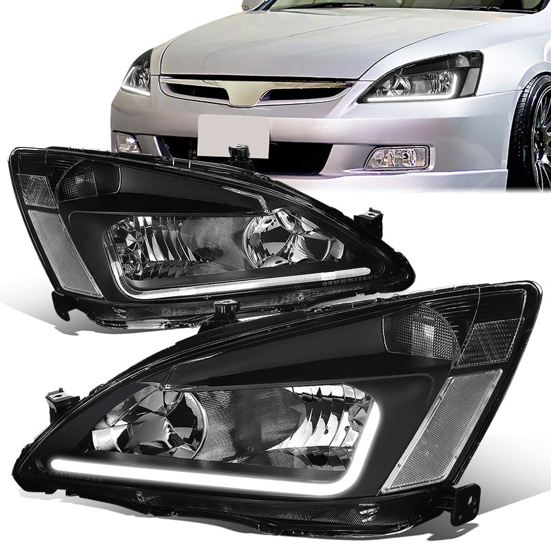 LED DRL Headlights<br>03-07 Honda Accord