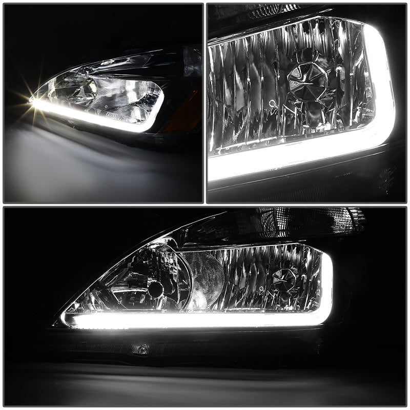 LED DRL Headlights<br>03-07 Honda Accord