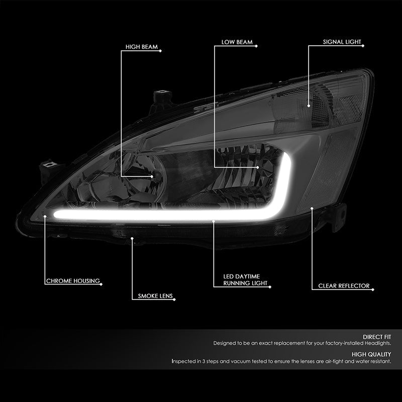 LED DRL Headlights<br>03-07 Honda Accord