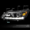 LED DRL Projector Headlights<br>13-15 Honda Accord