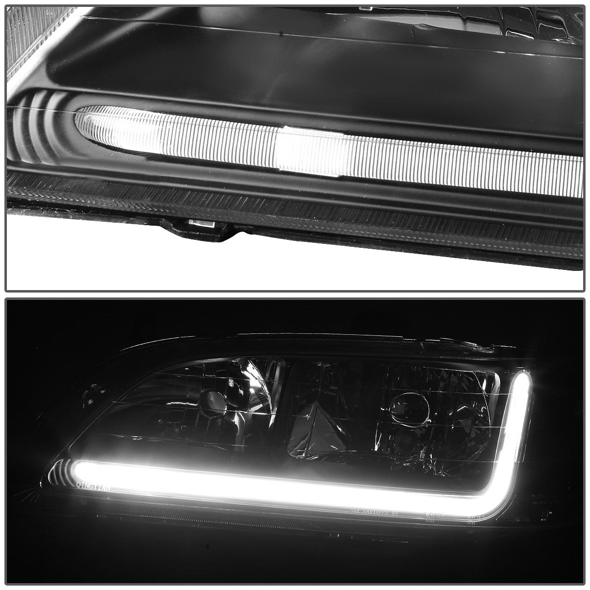 LED DRL Headlights<br>98-02 Honda Accord