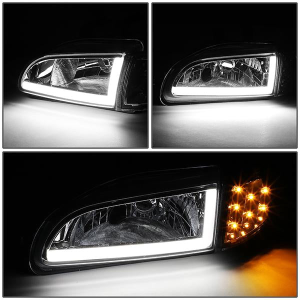 LED DRL Headlights<br>92-95 Honda Civic Coupe/ Hatchback