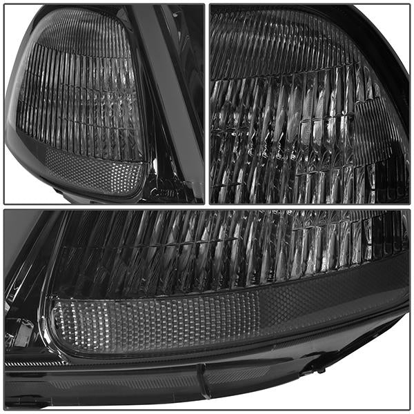 LED DRL Projector Headlights<br>96-98 Honda Civic