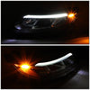 LED DRL Projector Headlights<br>14-15 Kia Sorento EX/ SX