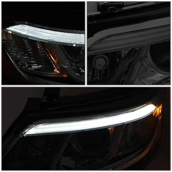 LED DRL Projector Headlights<br>14-15 Kia Sorento EX/ SX