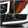 LED DRL Projector Headlights<br>16-22 Nissan Titan XD