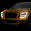 LED DRL Projector Headlights<br>16-22 Nissan Titan XD