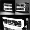 LED DRL Projector Headlights<br>07-14 GMC Sierra 1500 2500 3500