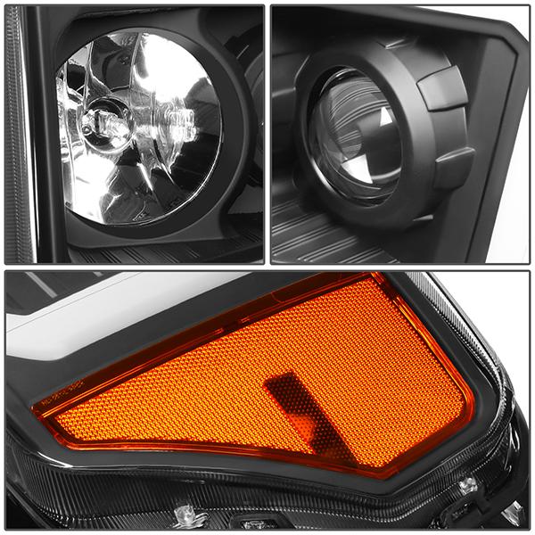 LED DRL Projector Headlights<br>09-14 Ford F150