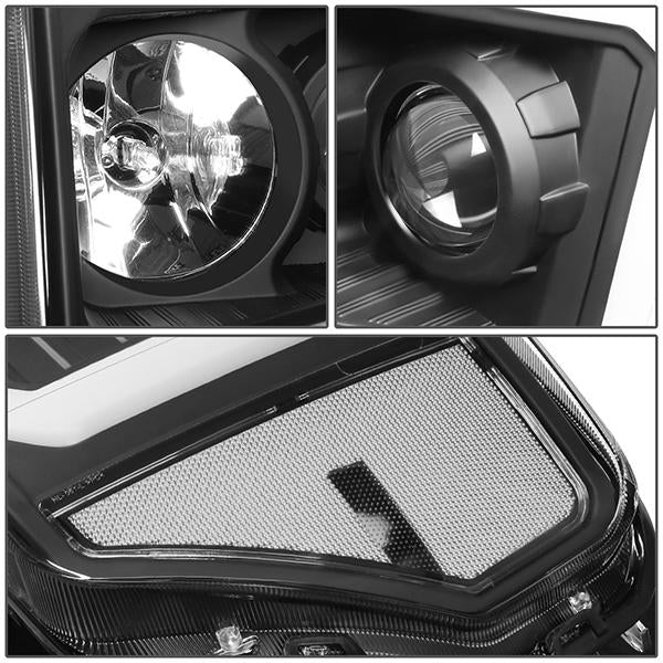 LED DRL Projector Headlights<br>09-14 Ford F150