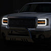 LED DRL Sequential Projector Headlights<br>07-14 GMC Sierra 1500 2500 3500