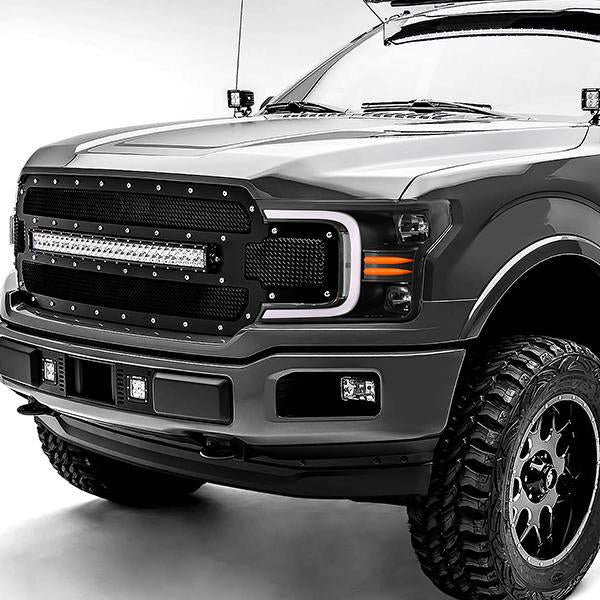 LED DRL Sequential Headlights<br>18-20 Ford F-150