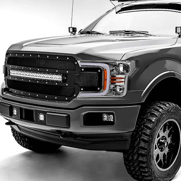 LED DRL Sequential Headlights<br>18-20 Ford F-150