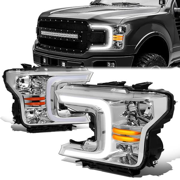 LED DRL Sequential Headlights<br>18-20 Ford F-150